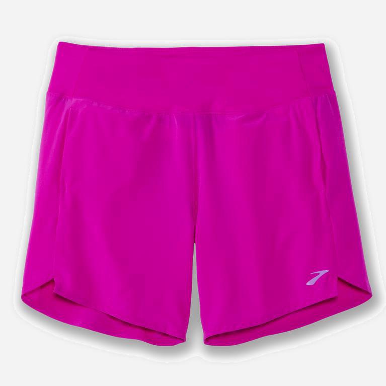 Brooks Chaser 7 Womens Running Shorts - Magenta - Philippines (294738BPK)